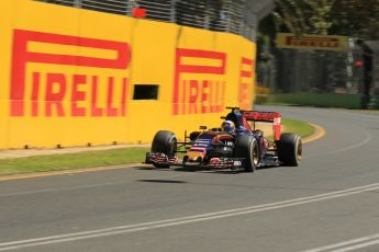 World © Octane Photographic Ltd. Scuderia Toro Rosso STR10 – Carlos Sainz Jnr. Friday 13th March 2015, F1 Australian GP Practice 1, Melbourne, Albert Park, Australia. Digital Ref: 1200LW1L6002