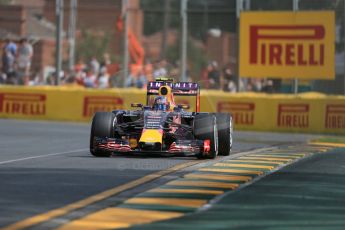 World © Octane Photographic Ltd. Infiniti Red Bull Racing RB11 – Daniil Kvyat. Saturday 14th March 2015, F1 Australian GP Practice 3, Melbourne, Albert Park, Australia. Digital Ref: 1203LB1D6689