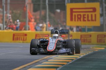World © Octane Photographic Ltd. McLaren Honda MP4/30 – Kevin Magnussen. Saturday 14th March 2015, F1 Australian GP Practice 3, Melbourne, Albert Park, Australia. Digital Ref: 1203LB1D6705