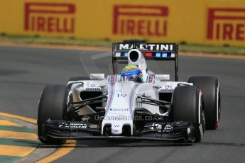 World © Octane Photographic Ltd. Williams Martini Racing FW37 – Felipe Massa. Saturday 14th March 2015, F1 Australian GP Practice 3, Melbourne, Albert Park, Australia. Digital Ref: 1203LB1D7086