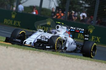 World © Octane Photographic Ltd. Williams Martini Racing FW37 – Valtteri Bottas. Saturday 14th March 2015, F1 Australian GP Practice 3, Melbourne, Albert Park, Australia. Digital Ref: 1203LB1D7337