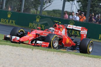 World © Octane Photographic Ltd. Scuderia Ferrari SF15-T– Kimi Raikkonen. Saturday 14th March 2015, F1 Australian GP Practice 3, Melbourne, Albert Park, Australia. Digital Ref: 1203LB1D7383