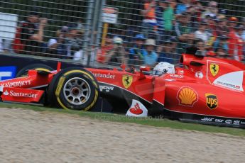 World © Octane Photographic Ltd. Scuderia Ferrari SF15-T– Sebastian Vettel. Saturday 14th March 2015, F1 Australian GP Practice 3, Melbourne, Albert Park, Australia. Digital Ref: 1203LB1D7453