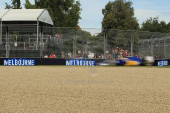 World © Octane Photographic Ltd. Sauber F1 Team C34-Ferrari – Marcus Ericsson. Saturday 14th March 2015, F1 Australian GP Practice 3, Melbourne, Albert Park, Australia. Digital Ref: 1203LW1L6697