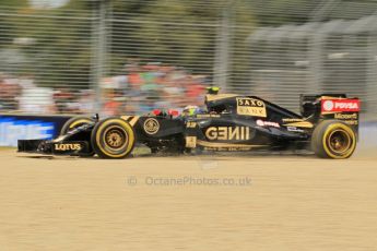 World © Octane Photographic Ltd. Lotus F1 Team E23 Hybrid – Pastor Maldonado. Saturday 14th March 2015, F1 Australian GP Practice 3, Melbourne, Albert Park, Australia. Digital Ref: 1203LW1L6765