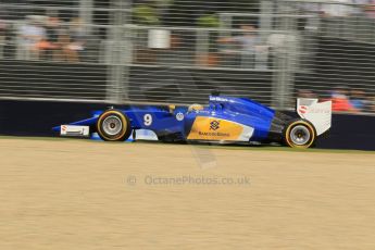 World © Octane Photographic Ltd. Sauber F1 Team C34-Ferrari – Marcus Ericsson. Saturday 14th March 2015, F1 Australian GP Practice 3, Melbourne, Albert Park, Australia. Digital Ref: 1203LW1L6783