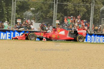 World © Octane Photographic Ltd. Scuderia Ferrari SF15-T– Sebastian Vettel. Saturday 14th March 2015, F1 Australian GP Practice 3, Melbourne, Albert Park, Australia. Digital Ref: 1203LW1L6826