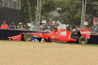 World © Octane Photographic Ltd. Scuderia Ferrari SF15-T– Kimi Raikkonen. Saturday 14th March 2015, F1 Australian GP Practice 3, Melbourne, Albert Park, Australia. Digital Ref: 1203LW1L6879