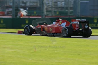 World © Octane Photographic Ltd. Scuderia Ferrari SF15-T– Sebastian Vettel. Friday 13th March 2015, F1 Australian GP Practice 2, Melbourne, Albert Park, Australia. Digital Ref: 1201LB1D5943