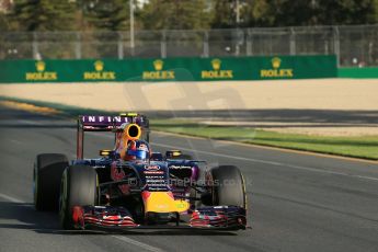 World © Octane Photographic Ltd. Infiniti Red Bull Racing RB11 – Daniil Kvyat. Friday 13th March 2015, F1 Australian GP Practice 2, Melbourne, Albert Park, Australia. Digital Ref: 1201LB1D5969