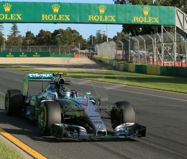 World © Octane Photographic Ltd. Mercedes AMG Petronas F1 W06 Hybrid – Nico Rosberg. Friday 13th March 2015, F1 Australian GP Practice 2, Melbourne, Albert Park, Australia. Digital Ref: 1201LB1D5998