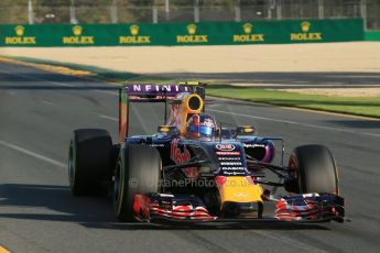 World © Octane Photographic Ltd. Infiniti Red Bull Racing RB11 – Daniil Kvyat. Friday 13th March 2015, F1 Australian GP Practice 2, Melbourne, Albert Park, Australia. Digital Ref: 1201LB1D6146