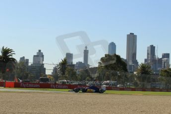 World © Octane Photographic Ltd. Sauber F1 Team C34-Ferrari – Felipe Nasr. Friday 13th March 2015, F1 Australian GP Practice 2, Melbourne, Albert Park, Australia. Digital Ref: 1201LW1L6032
