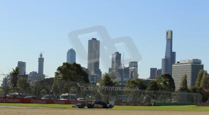 World © Octane Photographic Ltd. Sauber F1 Team C34-Ferrari – Marcus Ericsson. Friday 13th March 2015, F1 Australian GP Practice 2, Melbourne, Albert Park, Australia. Digital Ref: 1201LW1L6045