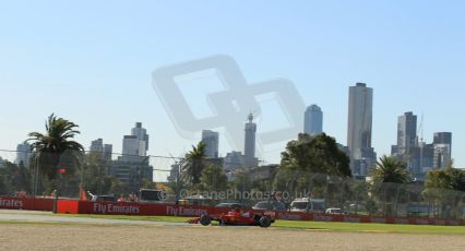 World © Octane Photographic Ltd. Scuderia Ferrari SF15-T– Kimi Raikkonen. Friday 13th March 2015, F1 Australian GP Practice 2, Melbourne, Albert Park, Australia. Digital Ref: 1201LW1L6063