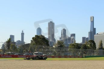 World © Octane Photographic Ltd. Lotus F1 Team E23 Hybrid – Pastor Maldonado. Friday 13th March 2015, F1 Australian GP Practice 2, Melbourne, Albert Park, Australia. Digital Ref: 1201LW1L6103