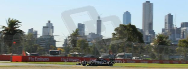 World © Octane Photographic Ltd. Sahara Force India VJM08 – Sergio Perez. Friday 13th March 2015, F1 Australian GP Practice 2, Melbourne, Albert Park, Australia. Digital Ref: 1201LW1L6170