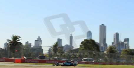 World © Octane Photographic Ltd. Mercedes AMG Petronas F1 W06 Hybrid – Lewis Hamilton. Friday 13th March 2015, F1 Australian GP Practice 2, Melbourne, Albert Park, Australia. Digital Ref: 1201LW1L6278