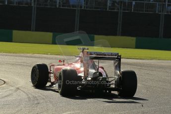 World © Octane Photographic Ltd. Scuderia Ferrari SF15-T– Sebastian Vettel. Friday 13th March 2015, F1 Australian GP Practice 2, Melbourne, Albert Park, Australia. Digital Ref: 1201LW1L6384