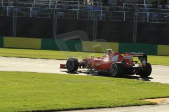 World © Octane Photographic Ltd. Scuderia Ferrari SF15-T– Kimi Raikkonen. Friday 13th March 2015, F1 Australian GP Practice 2, Melbourne, Albert Park, Australia. Digital Ref: 1201LW1L6449