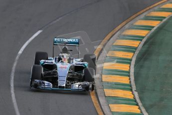 World © Octane Photographic Ltd. Mercedes AMG Petronas F1 W06 Hybrid – Lewis Hamilton. Saturday 14th March 2015, F1 Australian GP Qualifying, Melbourne, Albert Park, Australia. Digital Ref: