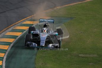World © Octane Photographic Ltd. Mercedes AMG Petronas F1 W06 Hybrid – Lewis Hamilton. Saturday 14th March 2015, F1 Australian GP Qualifying, Melbourne, Albert Park, Australia. Digital Ref: 1204LB1D7659