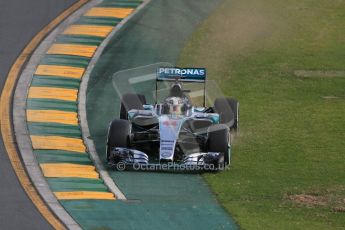 World © Octane Photographic Ltd. Mercedes AMG Petronas F1 W06 Hybrid – Lewis Hamilton. Saturday 14th March 2015, F1 Australian GP Qualifying, Melbourne, Albert Park, Australia. Digital Ref: 1204LB1D7665