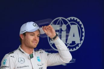 World © Octane Photographic Ltd. Mercedes AMG Petronas F1 W06 Hybrid – Nico Rosberg. Saturday 14th March 2015, F1 Australian GP Qualifying Parc Ferme, Melbourne, Albert Park, Australia. Digital Ref: 1206LB1D8100