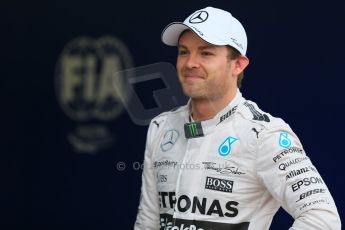 World © Octane Photographic Ltd. Mercedes AMG Petronas F1 W06 Hybrid – Nico Rosberg. Saturday 14th March 2015, F1 Australian GP Qualifying Parc Ferme, Melbourne, Albert Park, Australia. Digital Ref: 1206LB1D8113