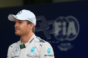 World © Octane Photographic Ltd. Mercedes AMG Petronas F1 W06 Hybrid – Nico Rosberg. Saturday 14th March 2015, F1 Australian GP Qualifying Parc Ferme, Melbourne, Albert Park, Australia. Digital Ref: 1206LB1D8125