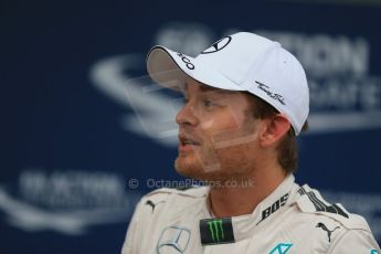 World © Octane Photographic Ltd. Mercedes AMG Petronas F1 W06 Hybrid – Nico Rosberg. Saturday 14th March 2015, F1 Australian GP Qualifying Parc Ferme, Melbourne, Albert Park, Australia. Digital Ref: 1206LB1D8134