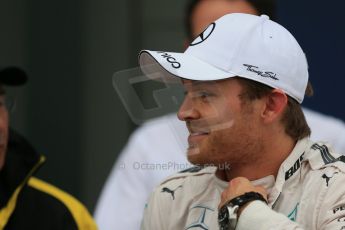 World © Octane Photographic Ltd. Mercedes AMG Petronas F1 W06 Hybrid – Nico Rosberg. Saturday 14th March 2015, F1 Australian GP Qualifying Parc Ferme, Melbourne, Albert Park, Australia. Digital Ref: 1206LB1D8142