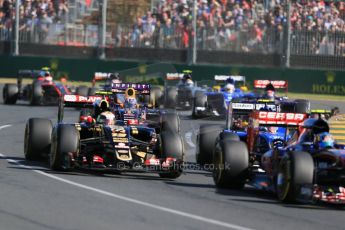 World © Octane Photographic Ltd. Infiniti Red Bull Racing RB11 – Daniel Ricciardo. Sunday 15th March 2015, F1 Australian GP Race, Melbourne, Albert Park, Australia. Digital Ref: 1209LB1D9339