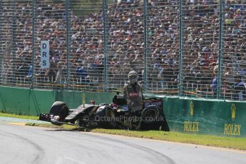 World © Octane Photographic Ltd. Lotus F1 Team E23 Hybrid – Pastor Maldonado. Sunday 15th March 2015, F1 Australian GP Race, Melbourne, Albert Park, Australia. Digital Ref: 1209LB1D9415