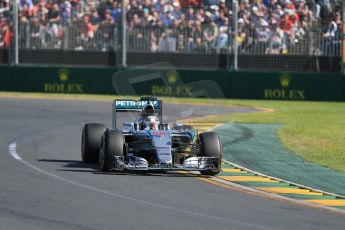 World © Octane Photographic Ltd. Mercedes AMG Petronas F1 W06 Hybrid – Lewis Hamilton. Sunday 15th March 2015, F1 Australian GP Race, Melbourne, Albert Park, Australia. Digital Ref: 1209LB1D9606