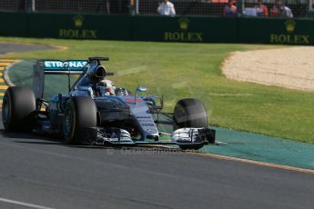 World © Octane Photographic Ltd. Mercedes AMG Petronas F1 W06 Hybrid – Lewis Hamilton. Sunday 15th March 2015, F1 Australian GP Race, Melbourne, Albert Park, Australia. Digital Ref: 1209LB1D9721