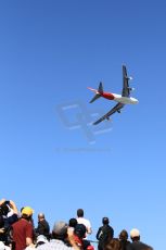 World © Octane Photographic Ltd. Qantas Boeing 747-400 flyby. Sunday 15th March 2015, F1 Australian GP Race, Melbourne, Albert Park, Australia. Digital Ref: 1209LW1L7265