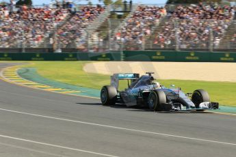 World © Octane Photographic Ltd. Mercedes AMG Petronas F1 W06 Hybrid – Lewis Hamilton. Sunday 15th March 2015, F1 Australian GP Race, Melbourne, Albert Park, Australia. Digital Ref: 1209LW1L7279