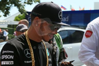 World © Octane Photographic Ltd. Mercedes AMG Petronas F1 W06 Hybrid – Lewis Hamilton. Saturday 14th March 2015, F1 Australian GP Paddock, Melbourne, Albert Park, Australia. Digital Ref: 1205LB1D6650