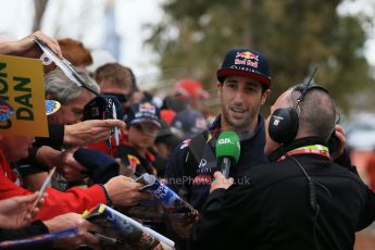 World © Octane Photographic Ltd. Infiniti Red Bull Racing RB11 – Daniel Ricciardo. Sunday 15th March 2015, F1 Australian GP Paddock, Melbourne, Albert Park, Australia. Digital Ref: 1207LB1D8222