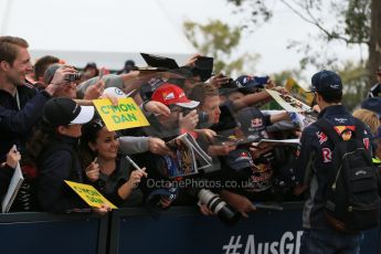 World © Octane Photographic Ltd. Infiniti Red Bull Racing RB11 – Daniel Ricciardo. Sunday 15th March 2015, F1 Australian GP Paddock, Melbourne, Albert Park, Australia. Digital Ref: 1207LB1D8231