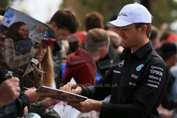 World © Octane Photographic Ltd. Mercedes AMG Petronas F1 W06 Hybrid – Nico Rosberg. Sunday 15th March 2015, F1 Australian GP Paddock, Melbourne, Albert Park, Australia. Digital Ref: 1207LB1D8550