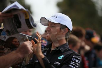 World © Octane Photographic Ltd. Mercedes AMG Petronas F1 W06 Hybrid – Nico Rosberg. Sunday 15th March 2015, F1 Australian GP Paddock, Melbourne, Albert Park, Australia. Digital Ref: 1207LB1D8555