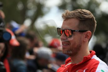 World © Octane Photographic Ltd. Scuderia Ferrari SF15-T– Sebastian Vettel. Sunday 15th March 2015, F1 Australian GP Paddock, Melbourne, Albert Park, Australia. Digital Ref: 1207LB1D8588