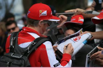 World © Octane Photographic Ltd. Scuderia Ferrari SF15-T– Kimi Raikkonen. Sunday 15th March 2015, F1 Australian GP Paddock, Melbourne, Albert Park, Australia. Digital Ref: 1207LB1D8597
