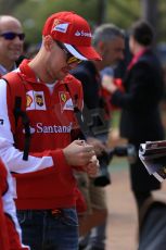 World © Octane Photographic Ltd. Scuderia Ferrari SF15-T– Sebastian Vettel. Thursday 12th March 2015, F1 Australian GP, Melbourne, Albert Park, Australia. Digital Ref: 1198LB1D4609