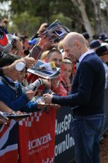 World © Octane Photographic Ltd. Infiniti Red Bull Racing - Adrian Newey. Thursday 12th March 2015, F1 Australian GP, Melbourne, Albert Park, Australia. Digital Ref: 1198LB1D4624