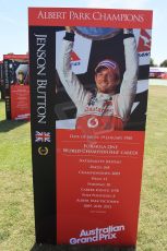 World © Octane Photographic Ltd. Wednesday 11th March 2015, F1 Australian GP, Melbourne, Albert Park, Australia, Jenson Button. Digital Ref: 1197LW1L5566