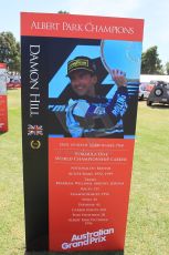 World © Octane Photographic Ltd. Wednesday 11th March 2015, F1 Australian GP, Melbourne, Albert Park, Australia, Damon Hill. Digital Ref: 1197LW1L5590