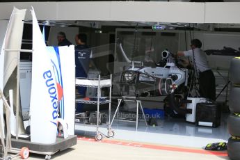 World © Octane Photographic Ltd. Williams Martini Racing FW37. Thursday 18th June 2015, F1 Austrian GP Paddock, Red Bull Ring, Spielberg, Austria. Digital Ref: 1302LB1D4368